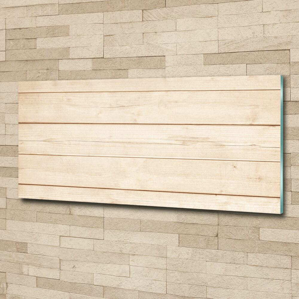 Wall art acrylic Wooden background