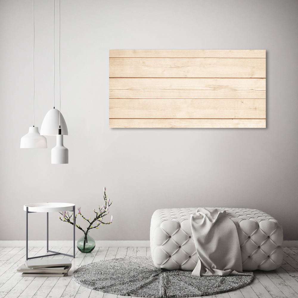 Wall art acrylic Wooden background