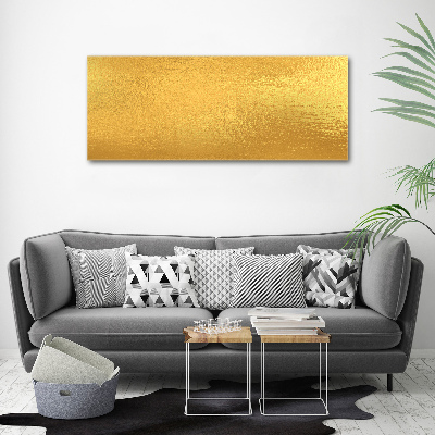 Wall art acrylic Golden foil background