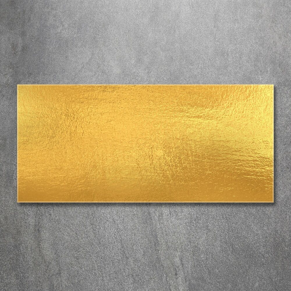 Wall art acrylic Golden foil background