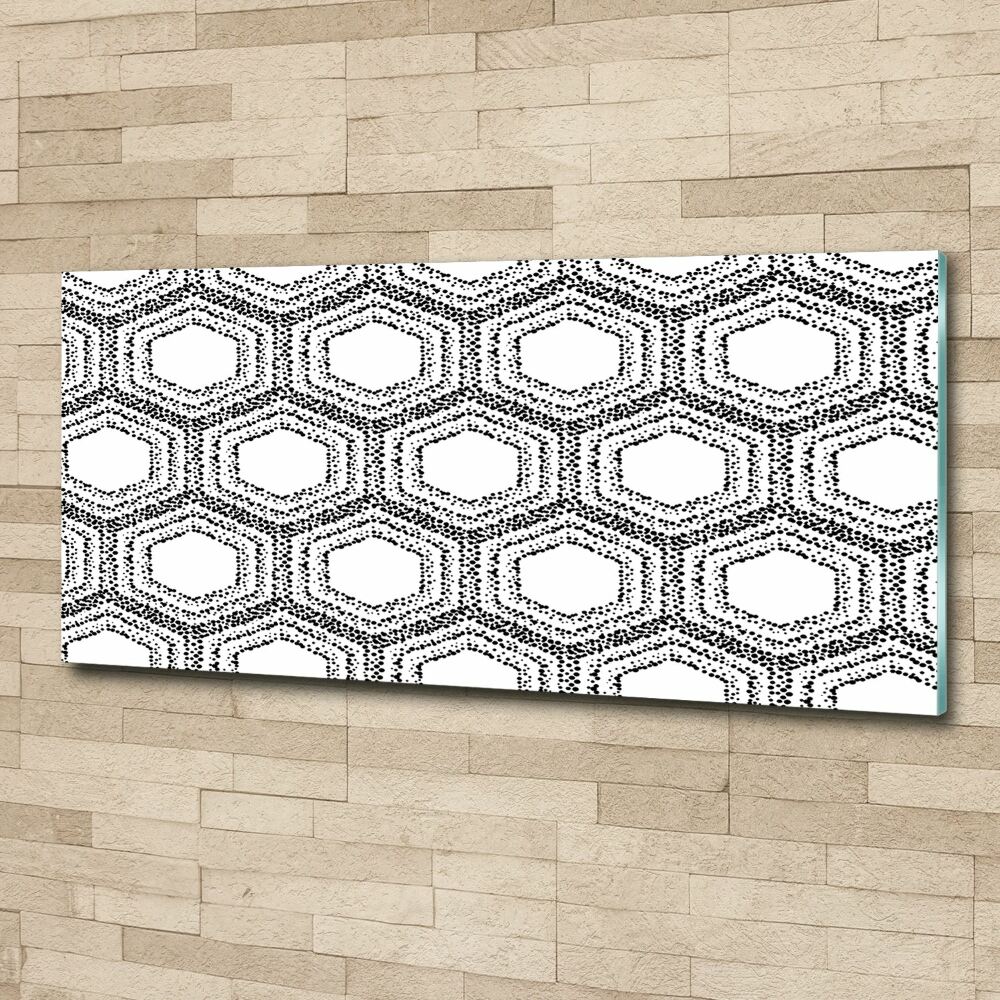 Wall art acrylic Geometric background