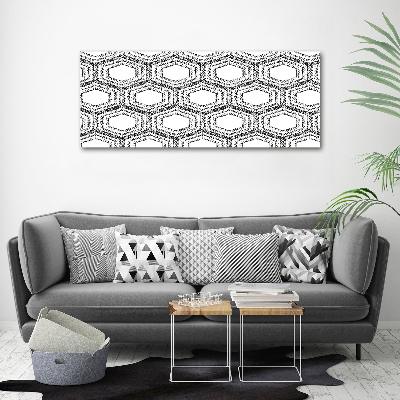 Wall art acrylic Geometric background