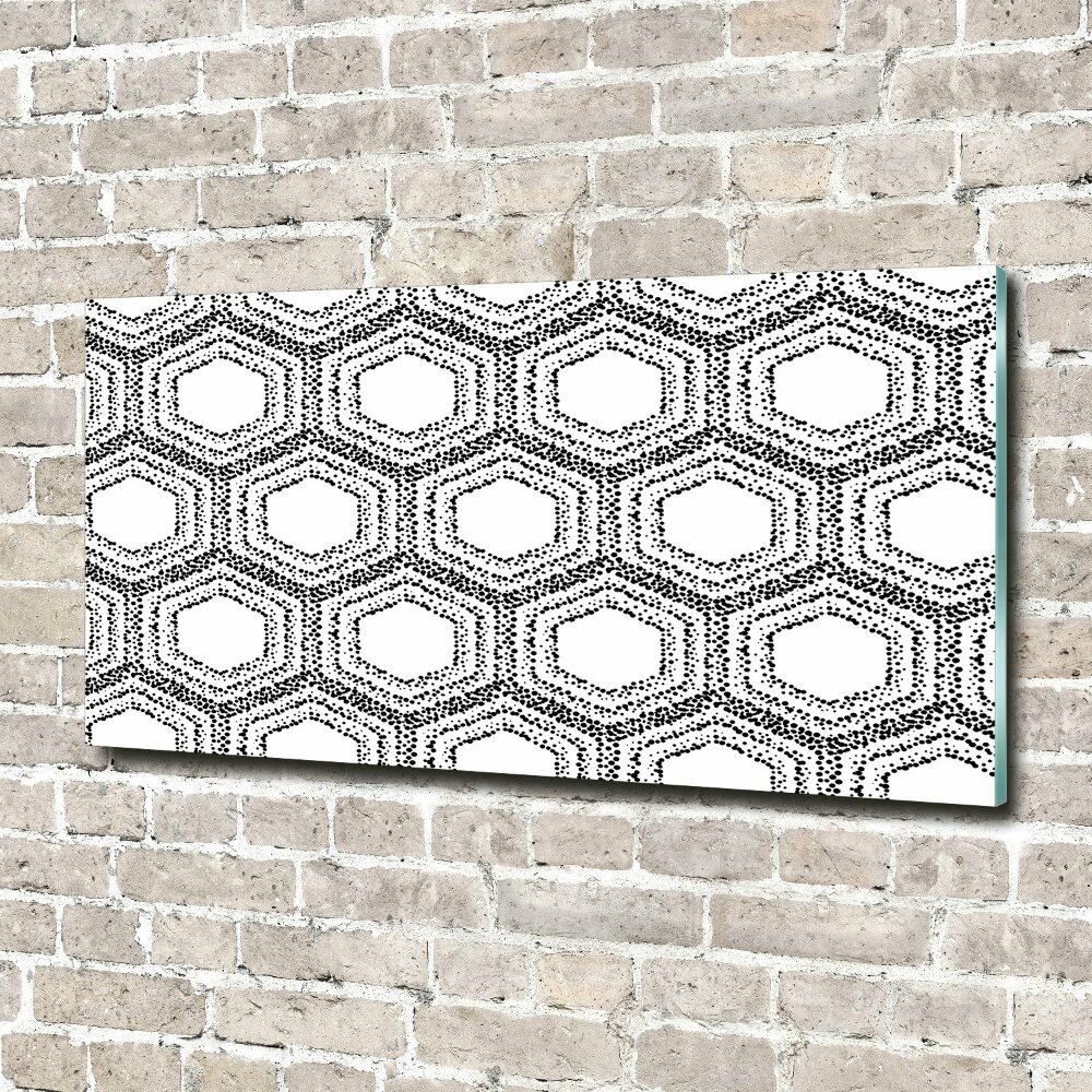 Wall art acrylic Geometric background