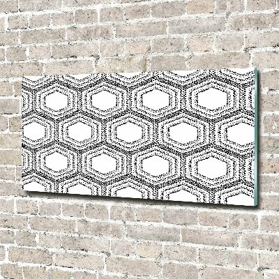 Wall art acrylic Geometric background