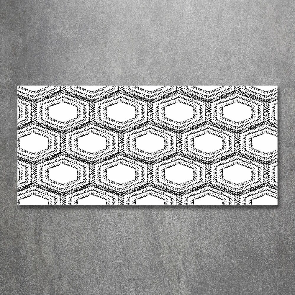 Wall art acrylic Geometric background