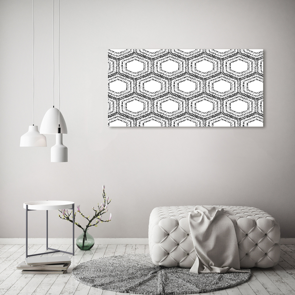 Wall art acrylic Geometric background