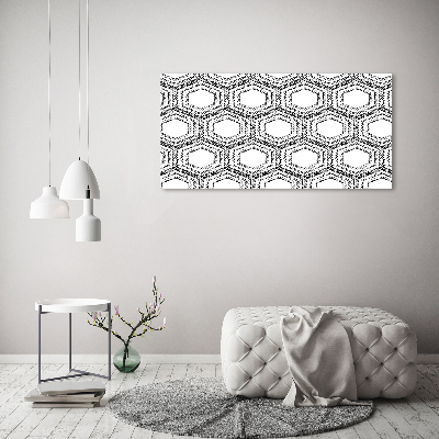 Wall art acrylic Geometric background