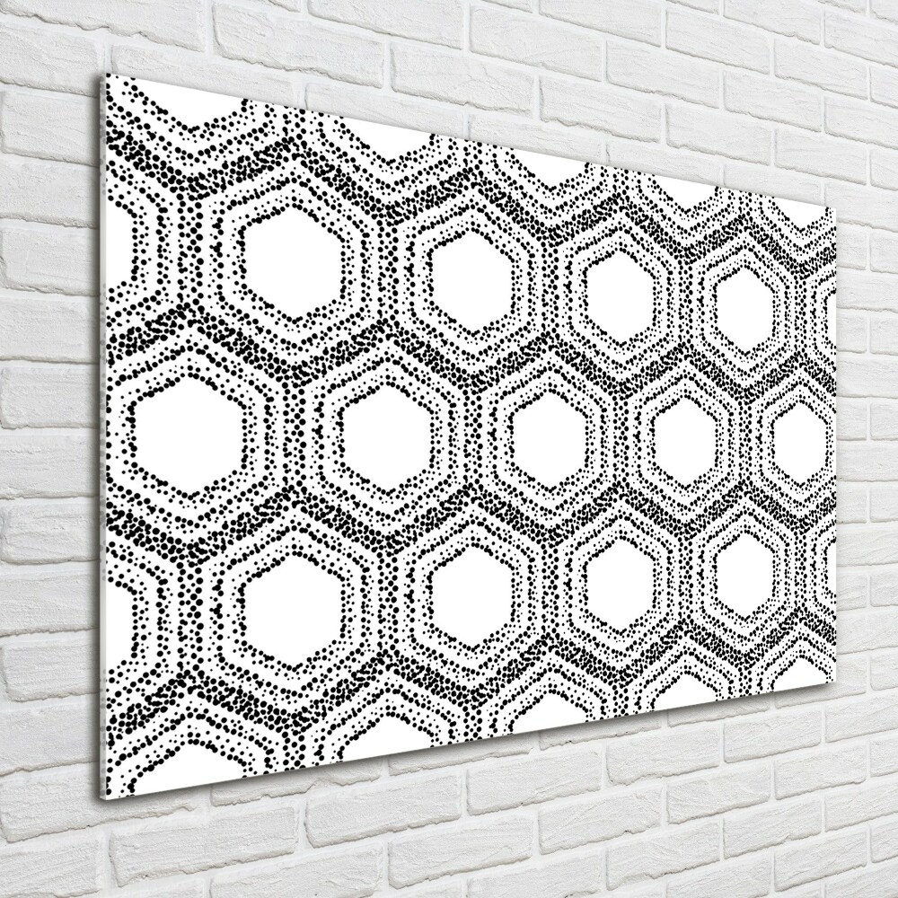 Wall art acrylic Geometric background