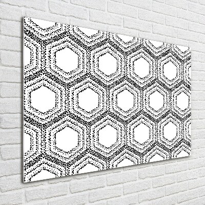 Wall art acrylic Geometric background