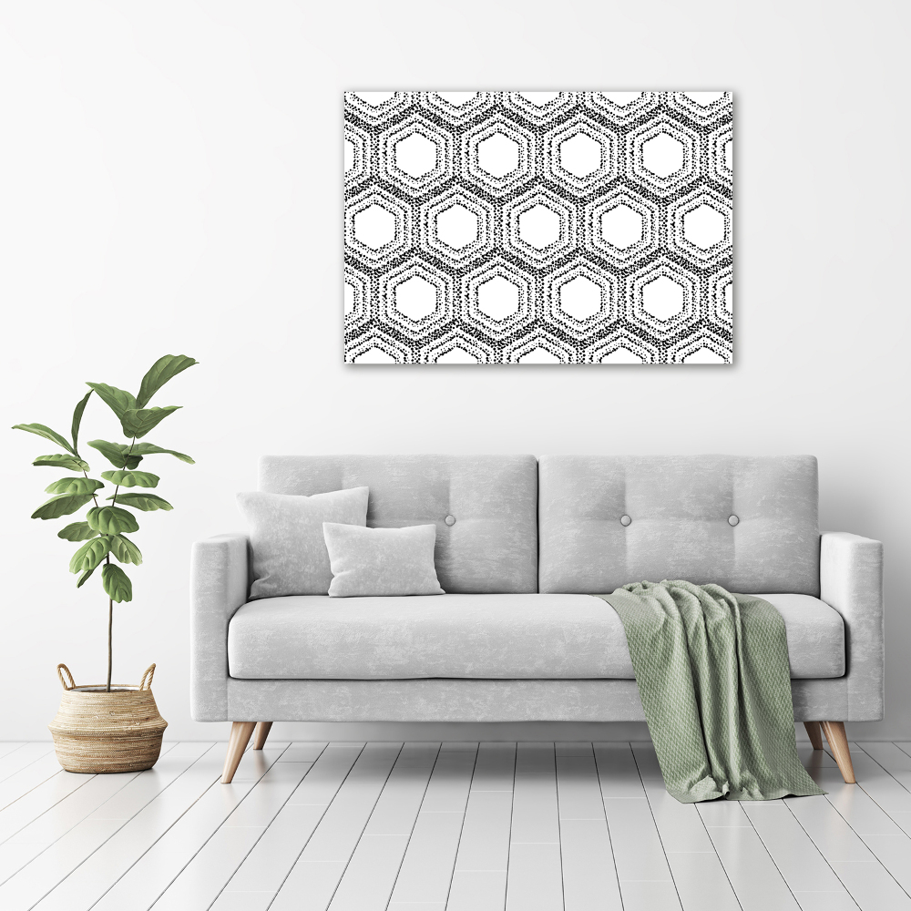 Wall art acrylic Geometric background