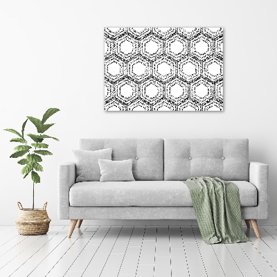 Wall art acrylic Geometric background