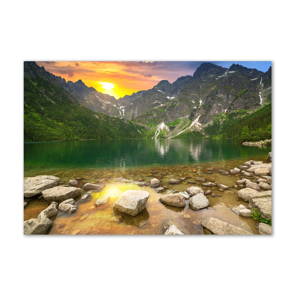 Print on acrylic Morskie Oko Tatry