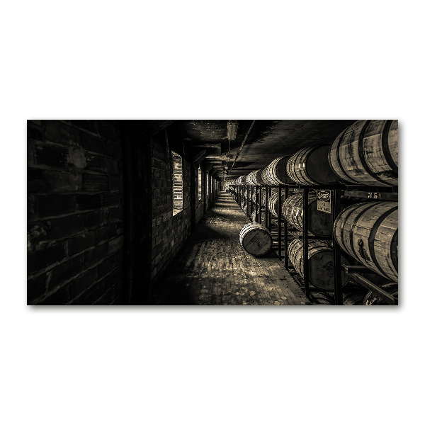 Print on acrylic Bourbon barrels