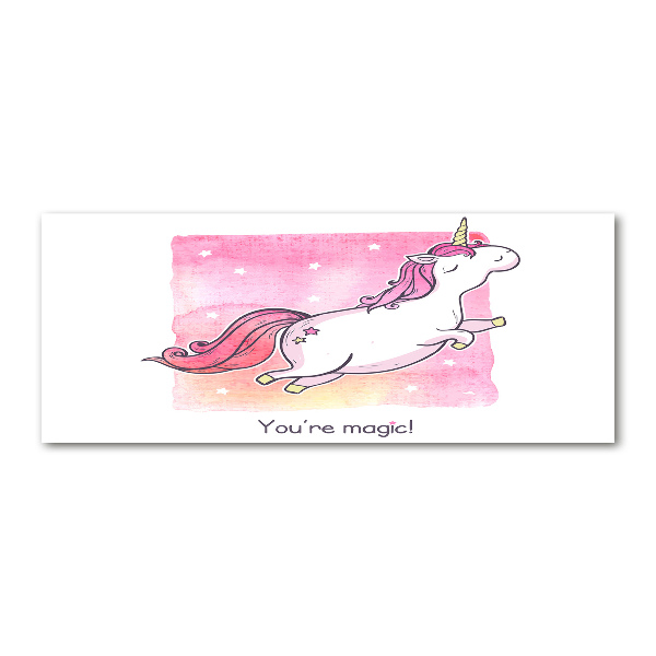 Print on acrylic Pink unicorn