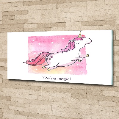 Print on acrylic Pink unicorn