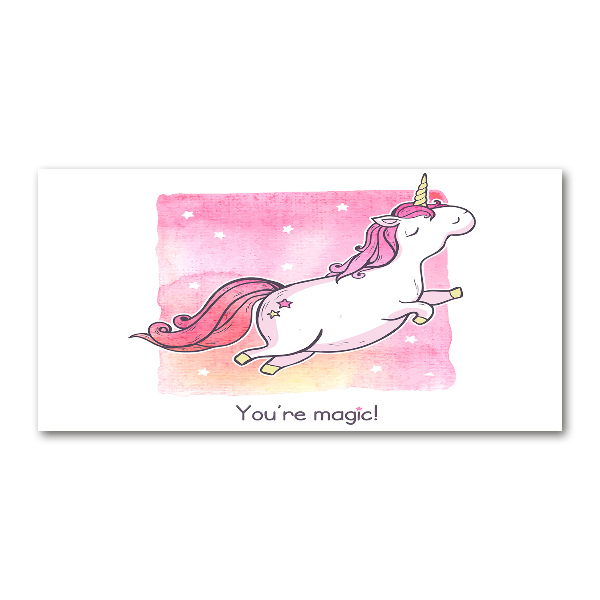 Print on acrylic Pink unicorn