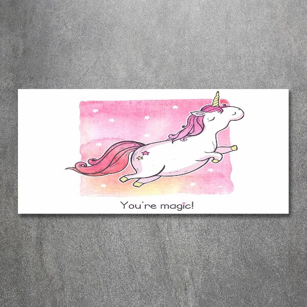 Print on acrylic Pink unicorn