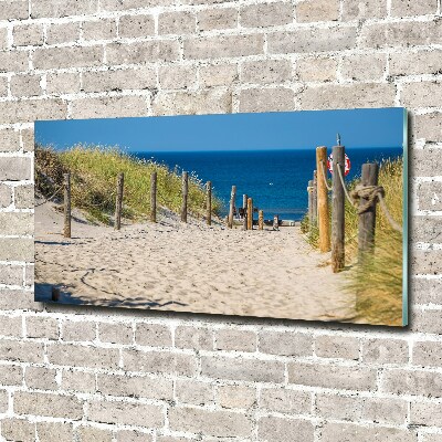 Wall art acrylic Coastal dunes