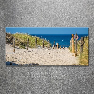 Wall art acrylic Coastal dunes