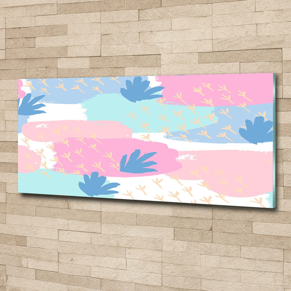 Print on acrylic Colorful pattern