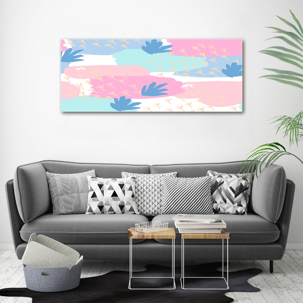 Print on acrylic Colorful pattern