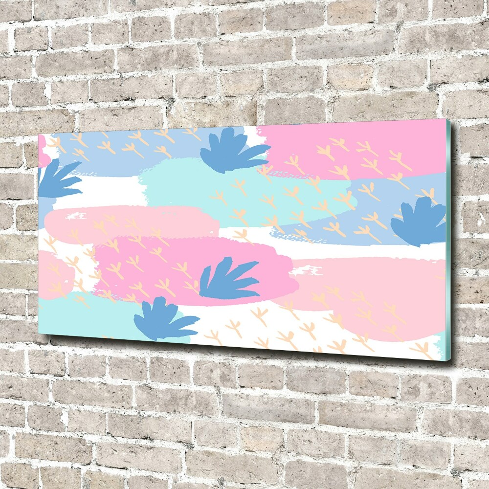 Print on acrylic Colorful pattern