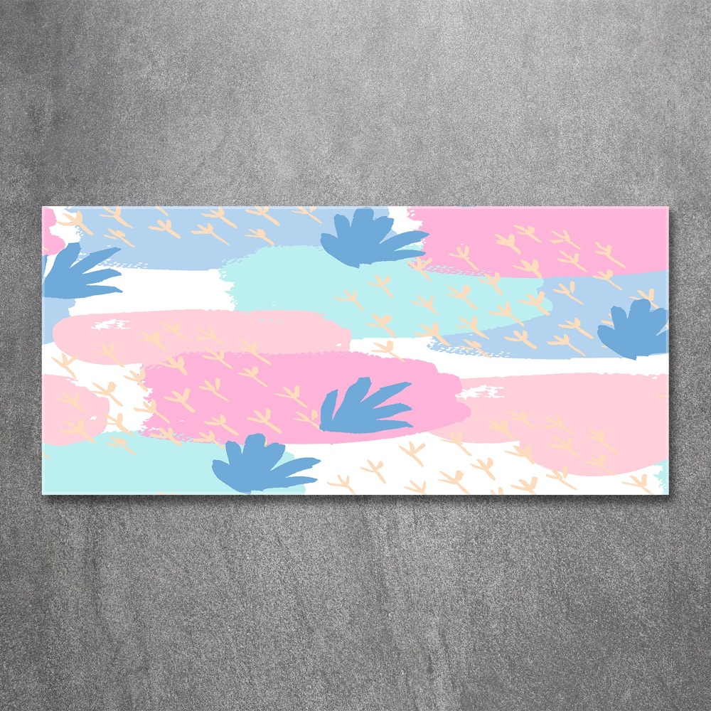 Print on acrylic Colorful pattern