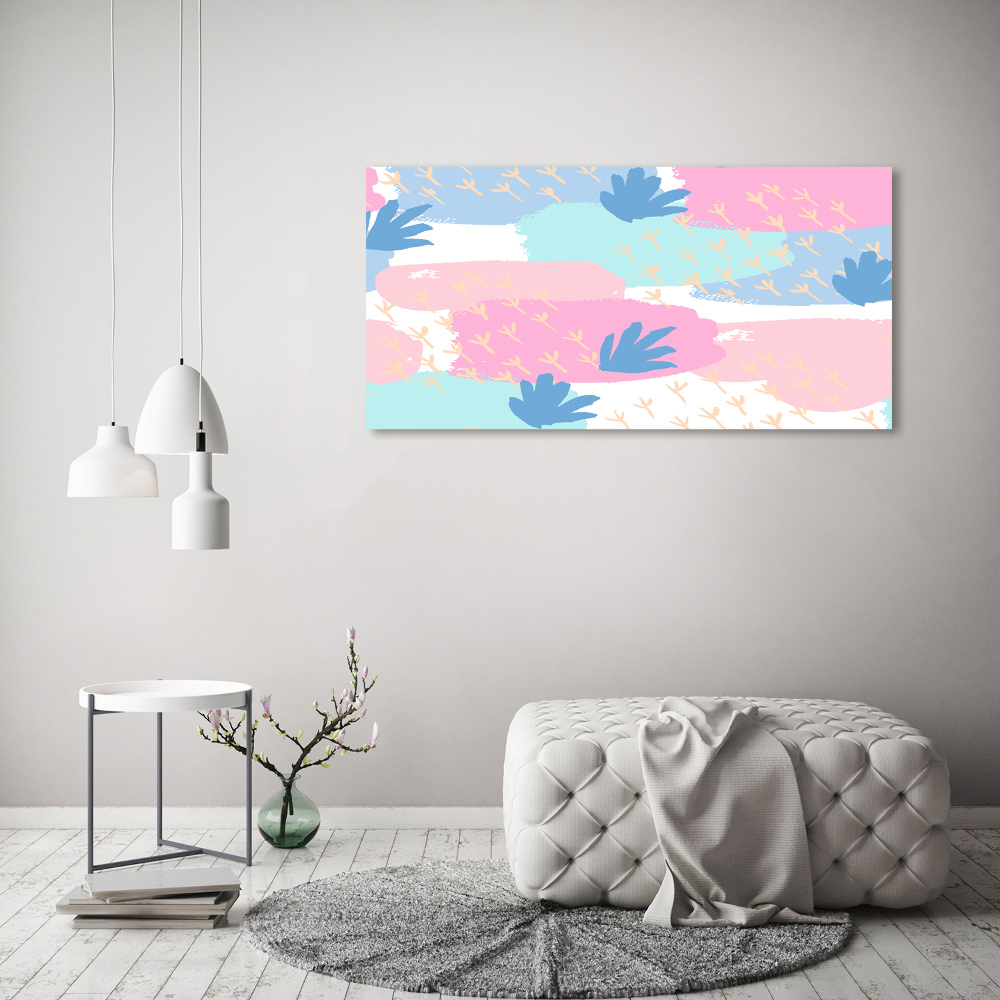 Print on acrylic Colorful pattern