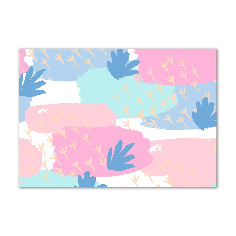 Print on acrylic Colorful pattern