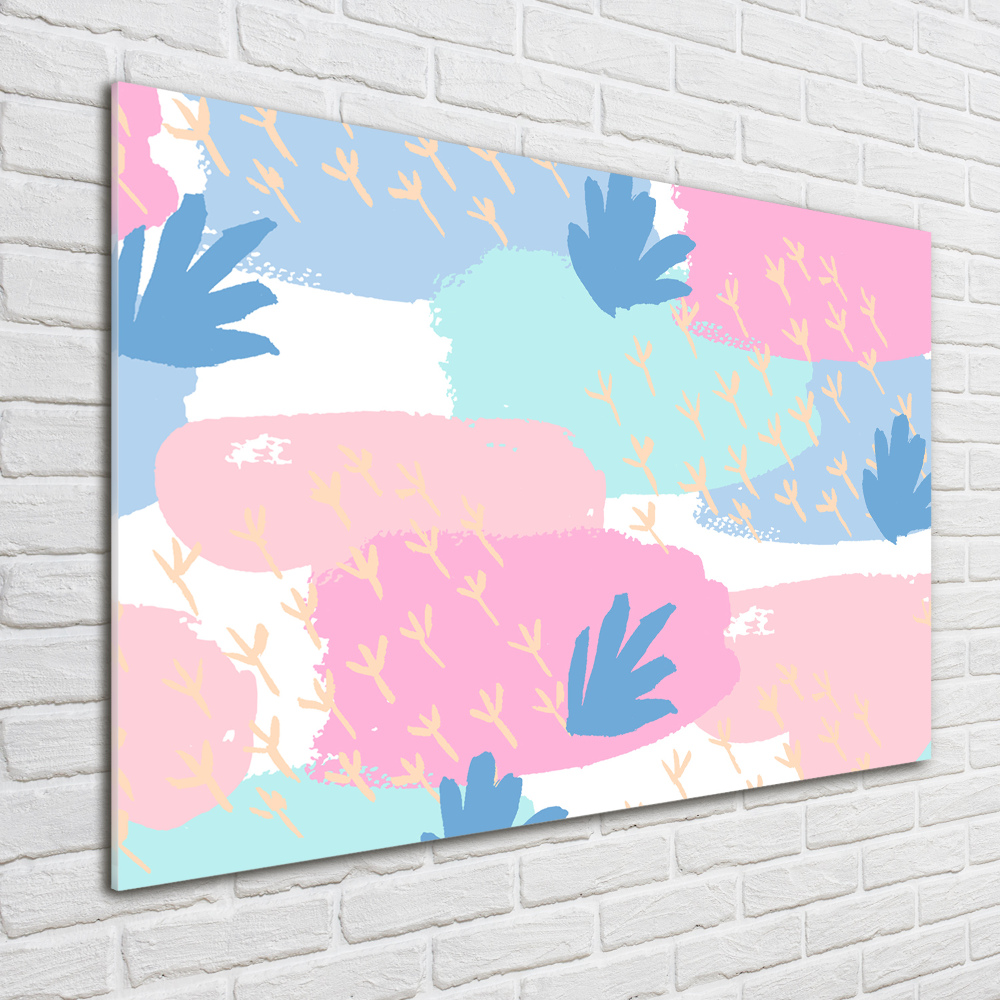 Print on acrylic Colorful pattern