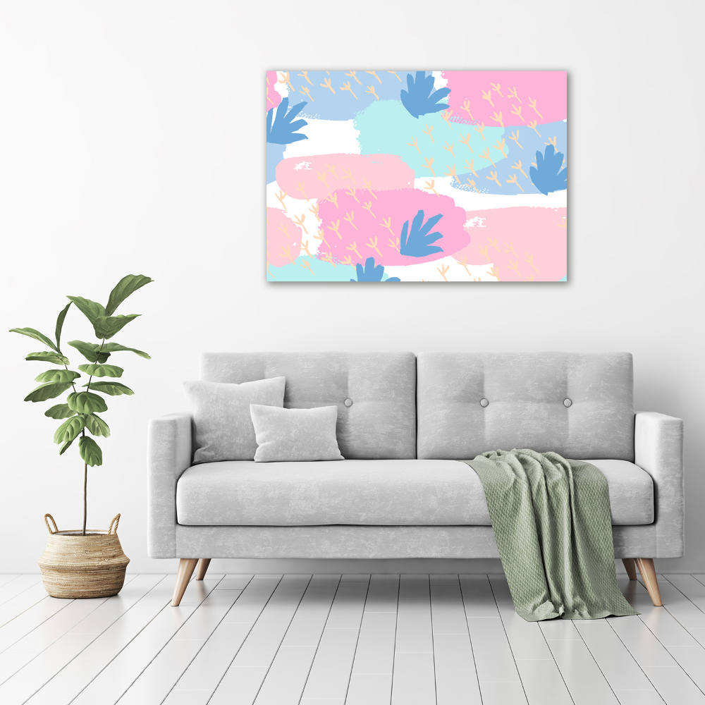 Print on acrylic Colorful pattern