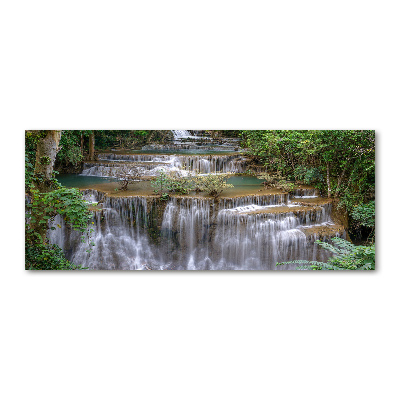 Acrylic wall art Waterfall in the forest