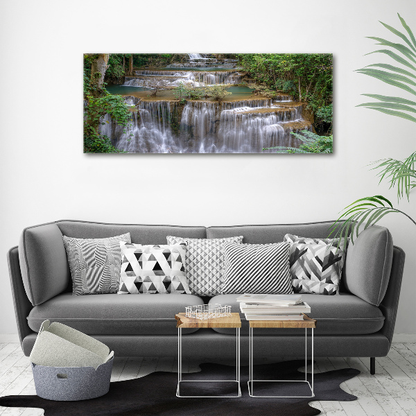 Acrylic wall art Waterfall in the forest