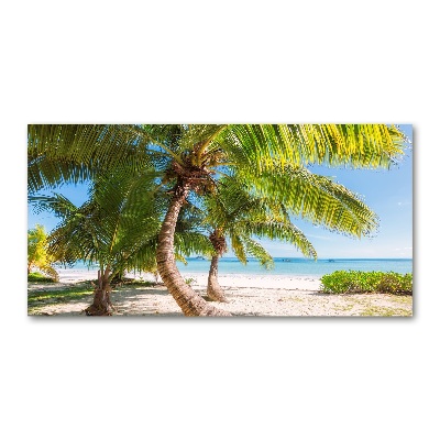 Acrylic print Tropical beach