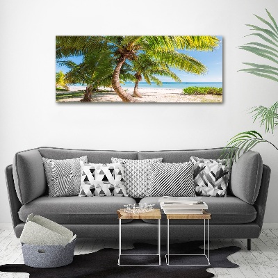 Acrylic print Tropical beach