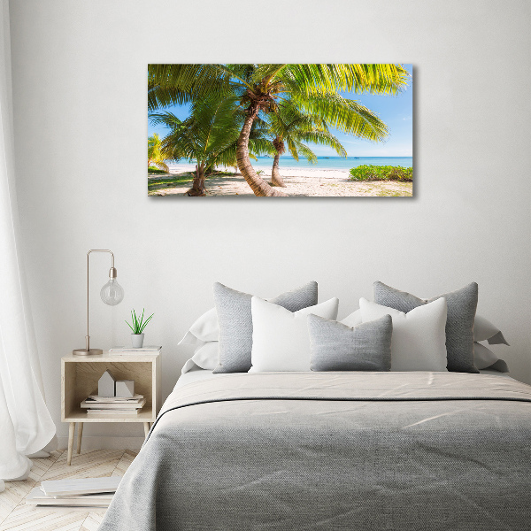 Acrylic print Tropical beach