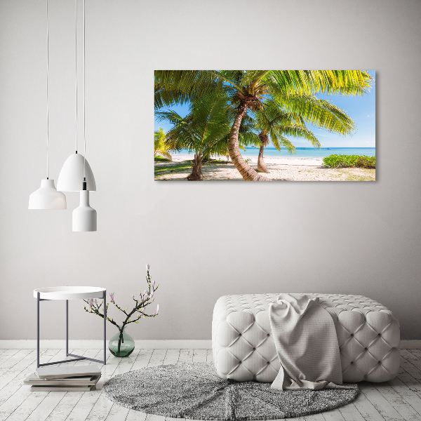 Acrylic print Tropical beach