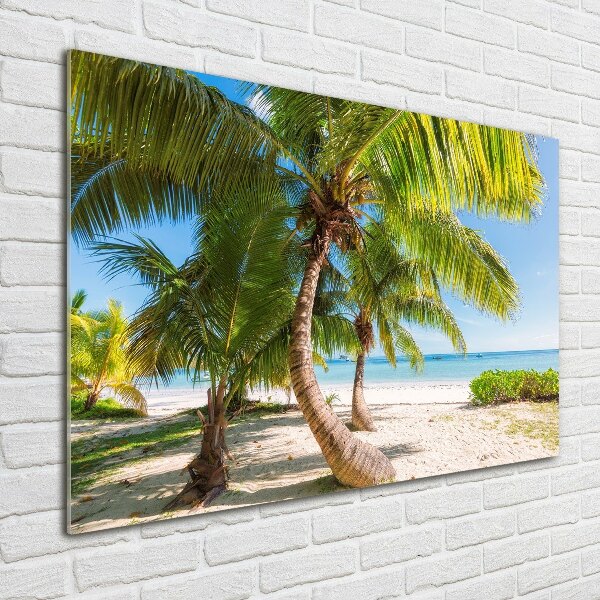 Acrylic print Tropical beach