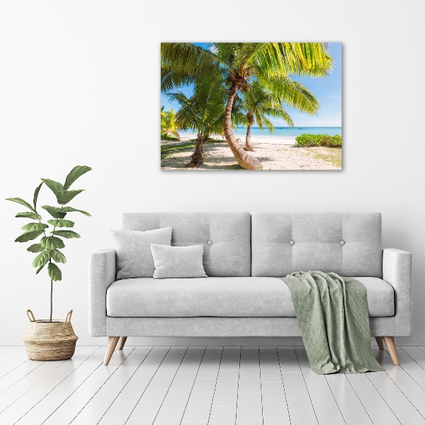 Acrylic print Tropical beach