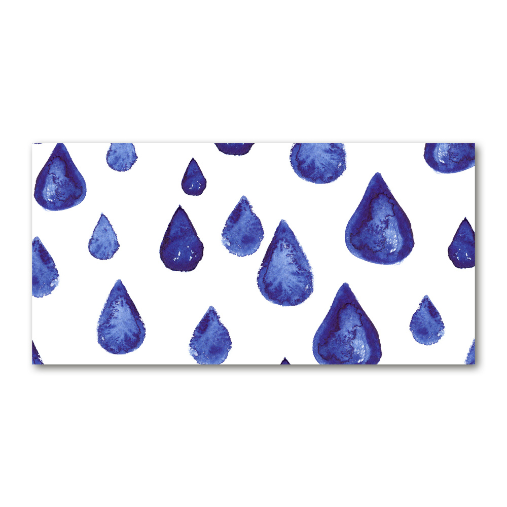 Print on acrylic Blue drops