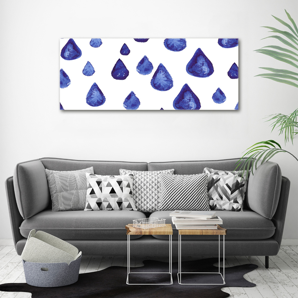 Print on acrylic Blue drops