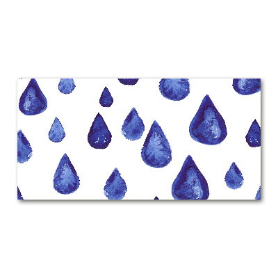 Print on acrylic Blue drops