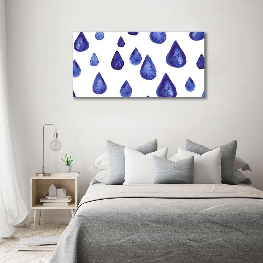 Print on acrylic Blue drops