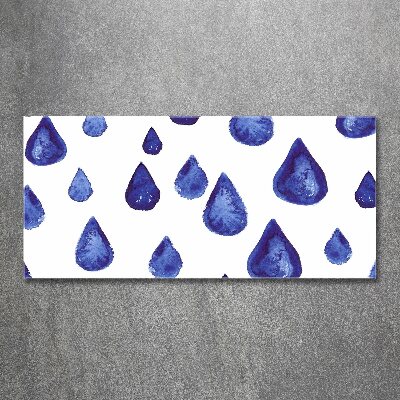 Print on acrylic Blue drops