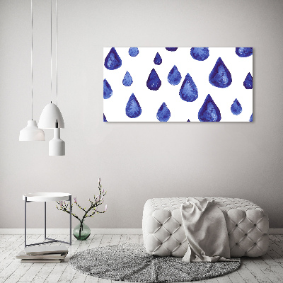 Print on acrylic Blue drops