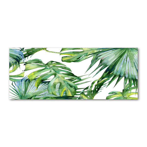 Acrylic wall art Tropical leaves