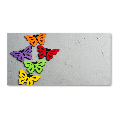 Print on acrylic Colorful butterflies