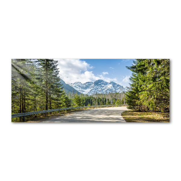 Print on acrylic Road of the Tatra Mountains