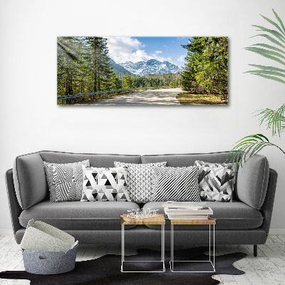 Print on acrylic Road of the Tatra Mountains