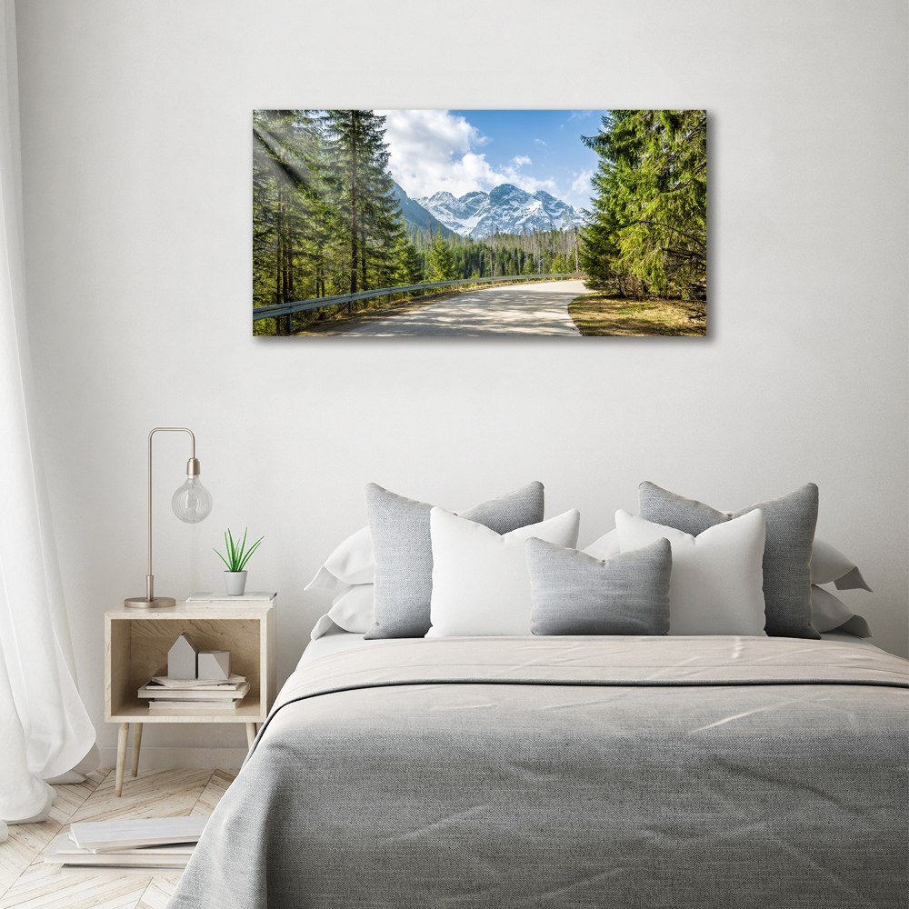 Print on acrylic Road of the Tatra Mountains